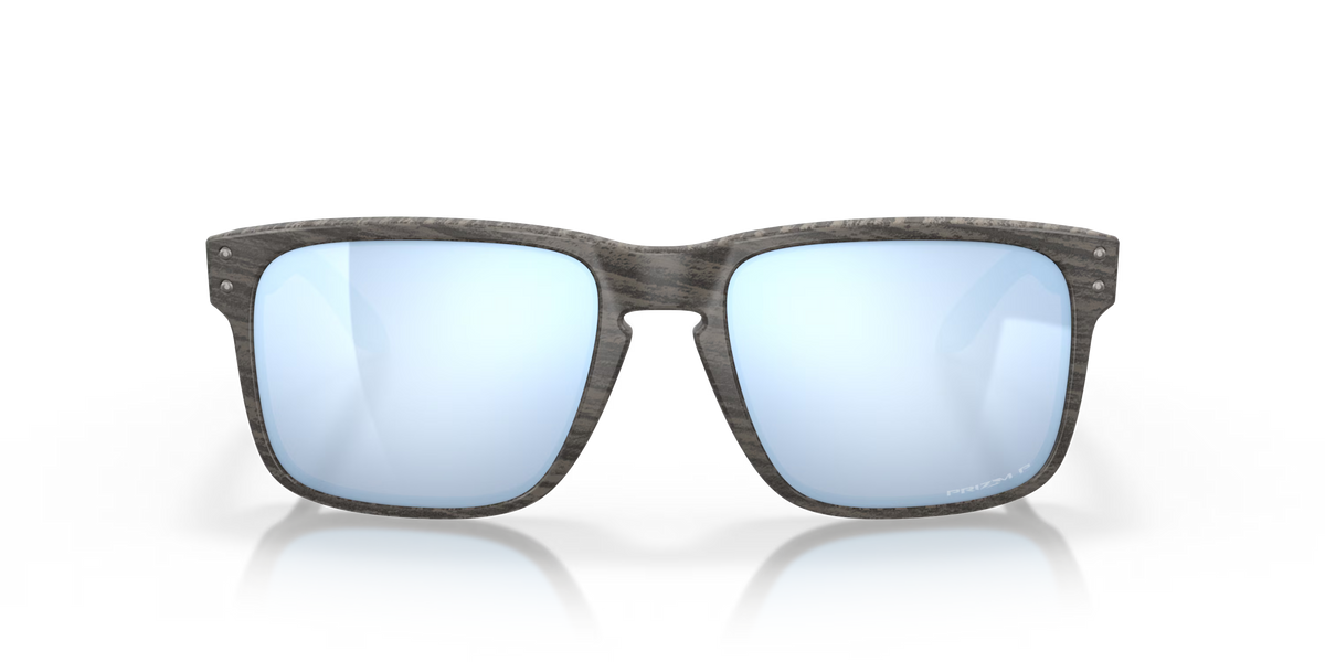 Oakley Holbrook Woodgrain Collection Polarized Sunglasses - Prizm Deep Water