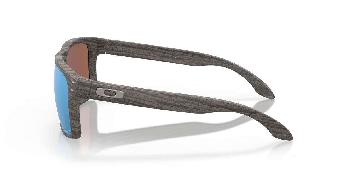 Oakley Holbrook Woodgrain Collection Polarized Sunglasses - Prizm Deep Water