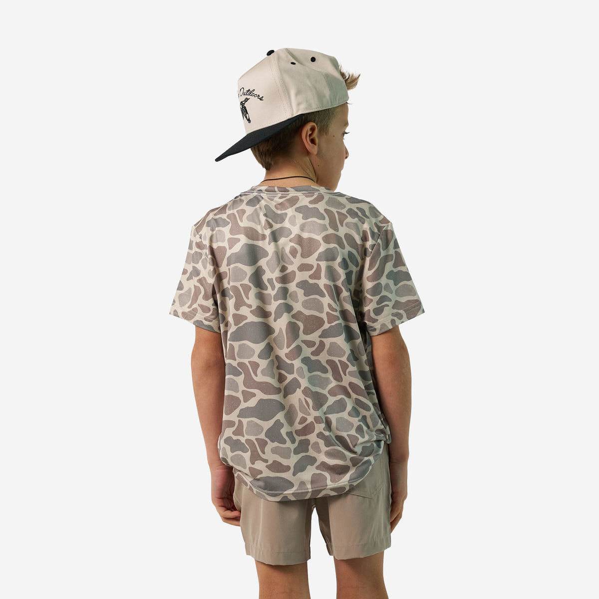 Burlebo Youth Go To Tee - Classic Deer Camo