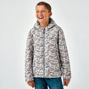 Burlebo Youth Boys Puffer Jacket - Classic Deer Camo