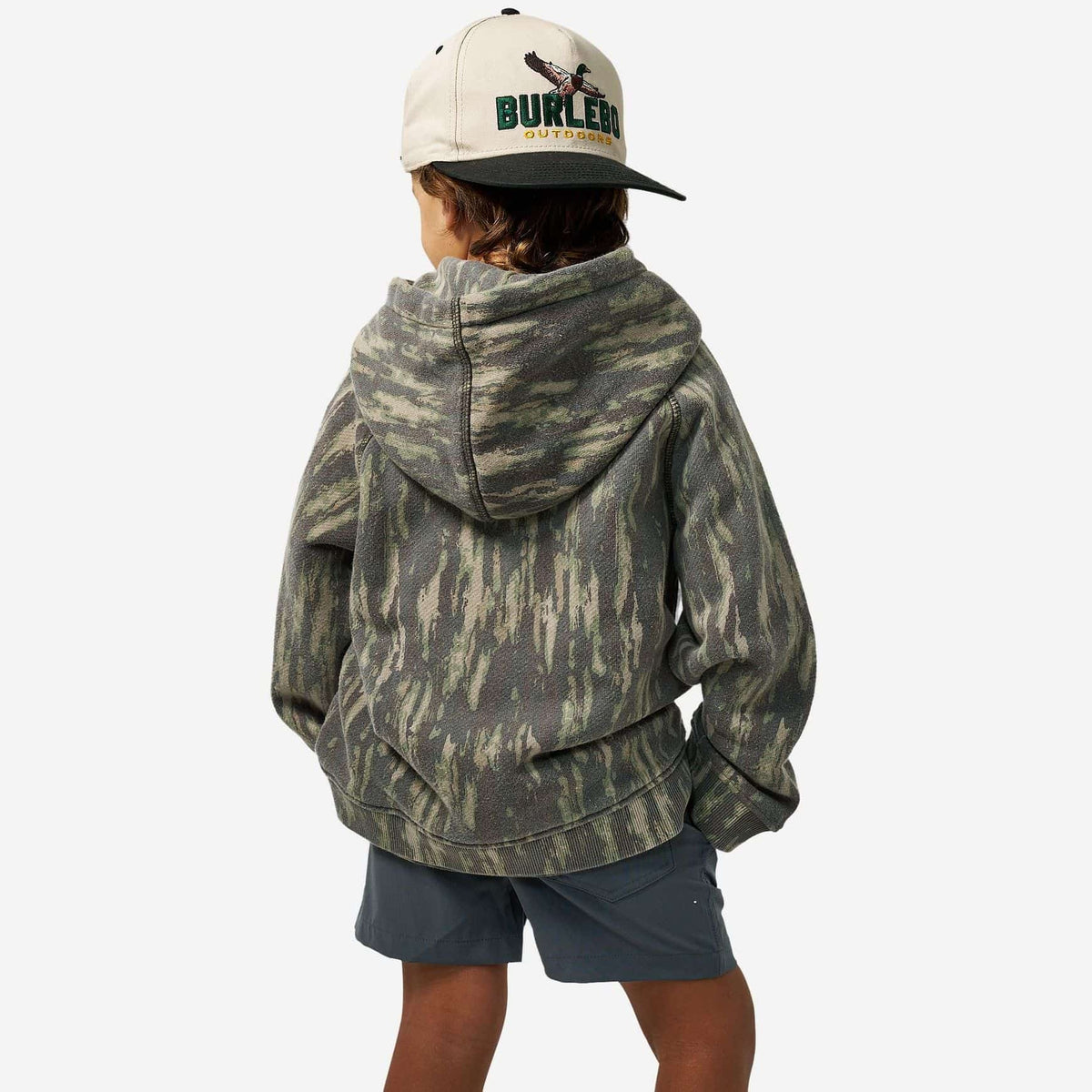 Burlebo Youth Boys Vintage Washed Hoodie