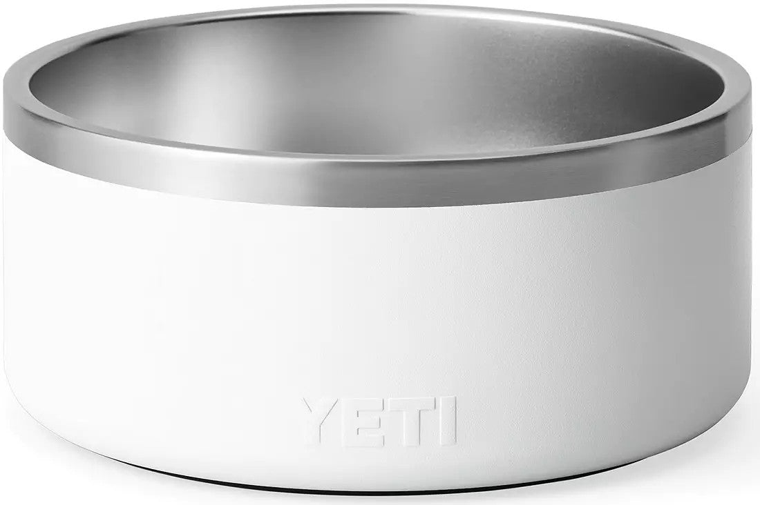 Yeti Boomer 8 Dog Bowl - White