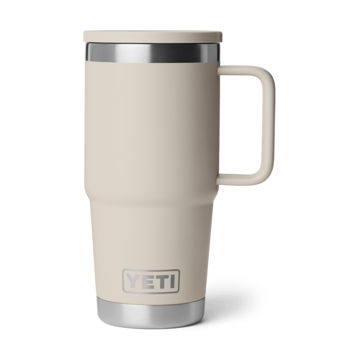 YETI Rambler 20 oz Travel Mug in Cape Taupe - front