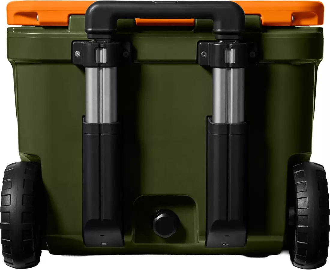 Yeti Roadie 32 Wheeled Cooler - Olive/King Crab Orange