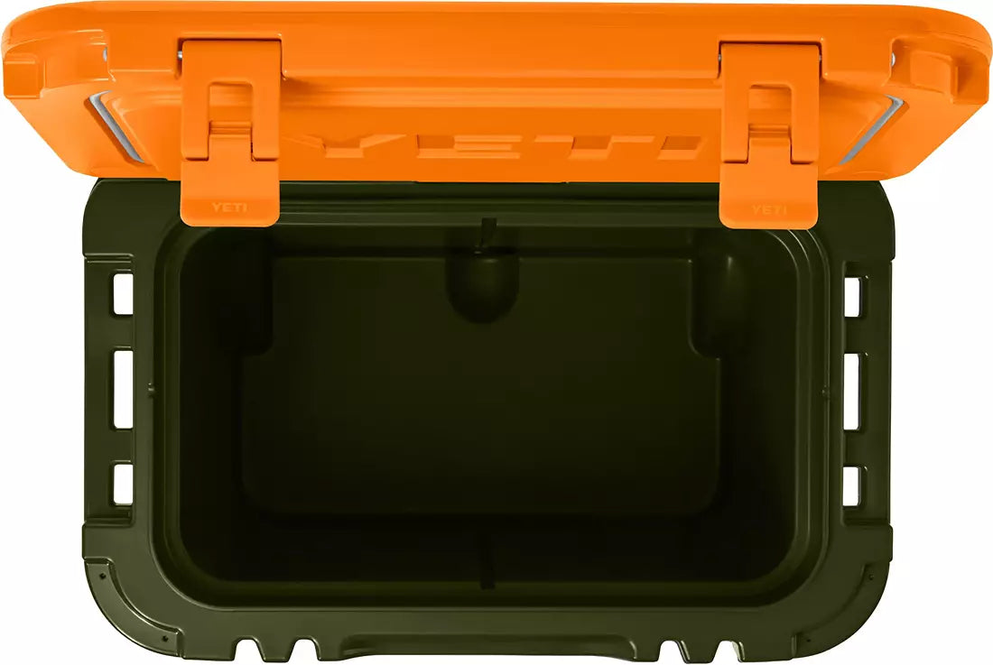 Yeti Roadie 32 Wheeled Cooler - Olive/King Crab Orange