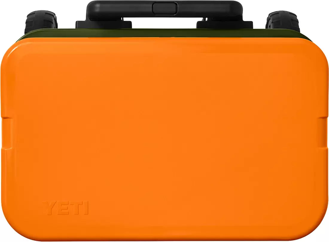 Yeti Roadie 32 Wheeled Cooler - Olive/King Crab Orange