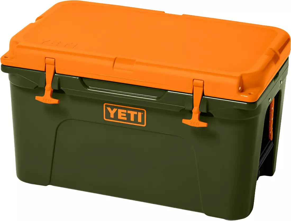 Yeti Tundra 45 Cooler - Olive/King Crab Orange