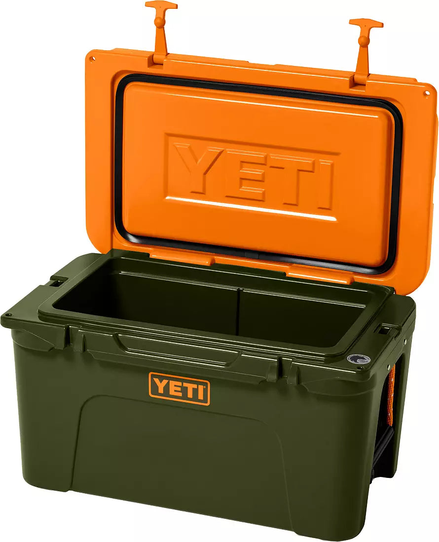 Yeti Tundra 45 Cooler - Olive/King Crab Orange