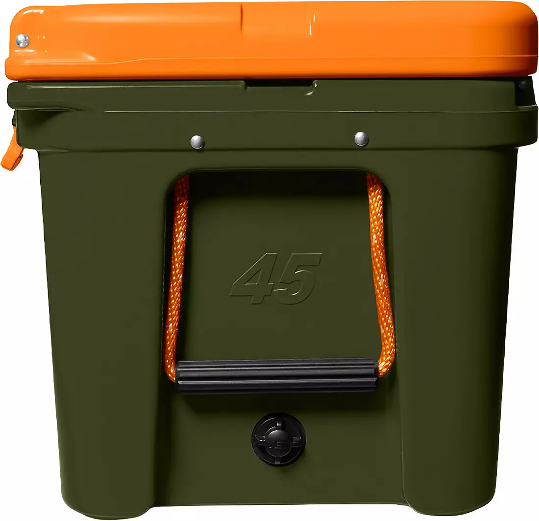 Yeti Tundra 45 Cooler - Olive/King Crab Orange