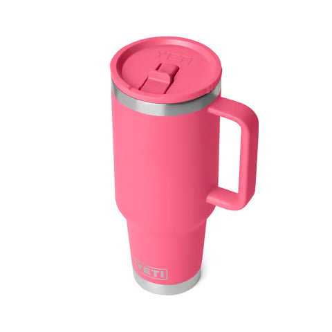 Yeti Rambler 40oz Travel Straw Mug - Tropical Pink
