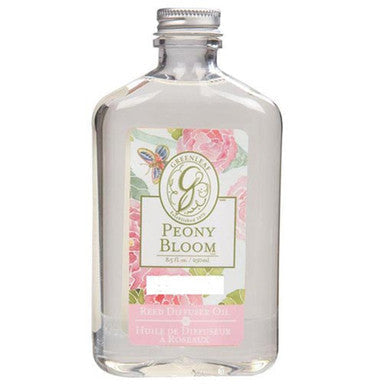 Greenleaf Reed Diffuser Oil 8.5 Oz.- Peony Bloom