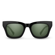 Suncloud Allora Polarized Sunglasses Black Frame Grey Green Lens