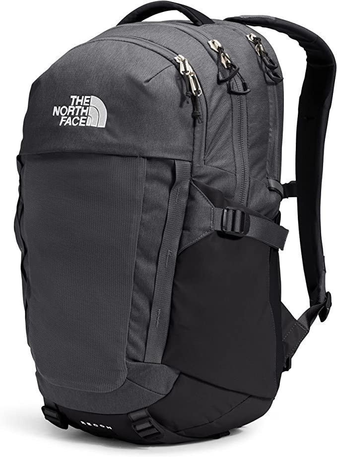 The North Face Recon Backpack-Asphalt Grey Light Heather/TNF Black