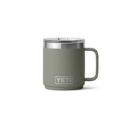 Yeti Rambler 10oz Ceramic Lined Stackable Mig with MagSlider Lid - Pampa Green