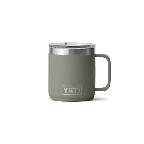 Yeti Rambler 10oz Ceramic Lined Stackable Mig with MagSlider Lid - Pampa Green