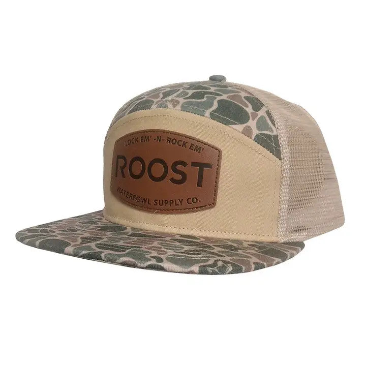 Fieldstone Roost 7 Panel Leather Patch Hat