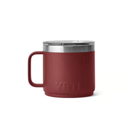 Yeti Rambler 14oz Ceramic Lined Stackable Mug with MagSlider Lid - Stag Red