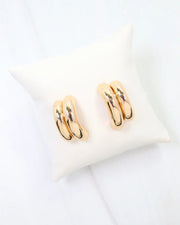 Barbourville Double Hoop Earring - Gold