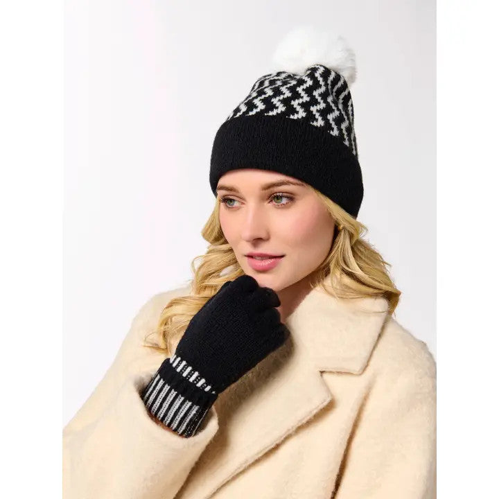 Shiraleah Women's Ziggy Touchscreen Gloves - Black