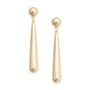 Canvas Elsie Linear Drop Earrings - Shiny Gold