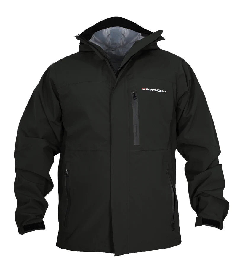 Paramount Outdoors Waterproof Breathable Rain Jacket - Black