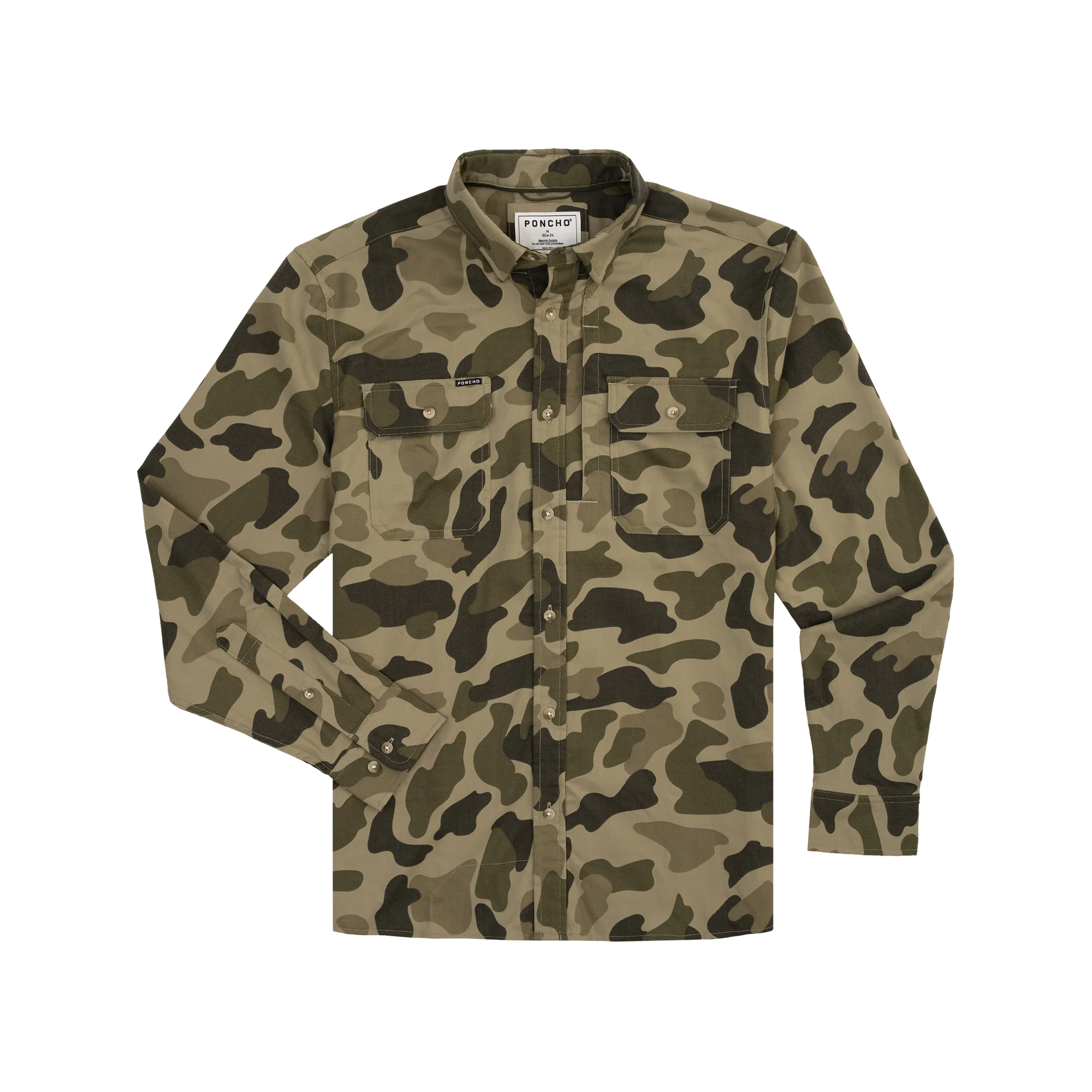 Poncho Men's The Duck Blind Muck - Dark Duck Camo