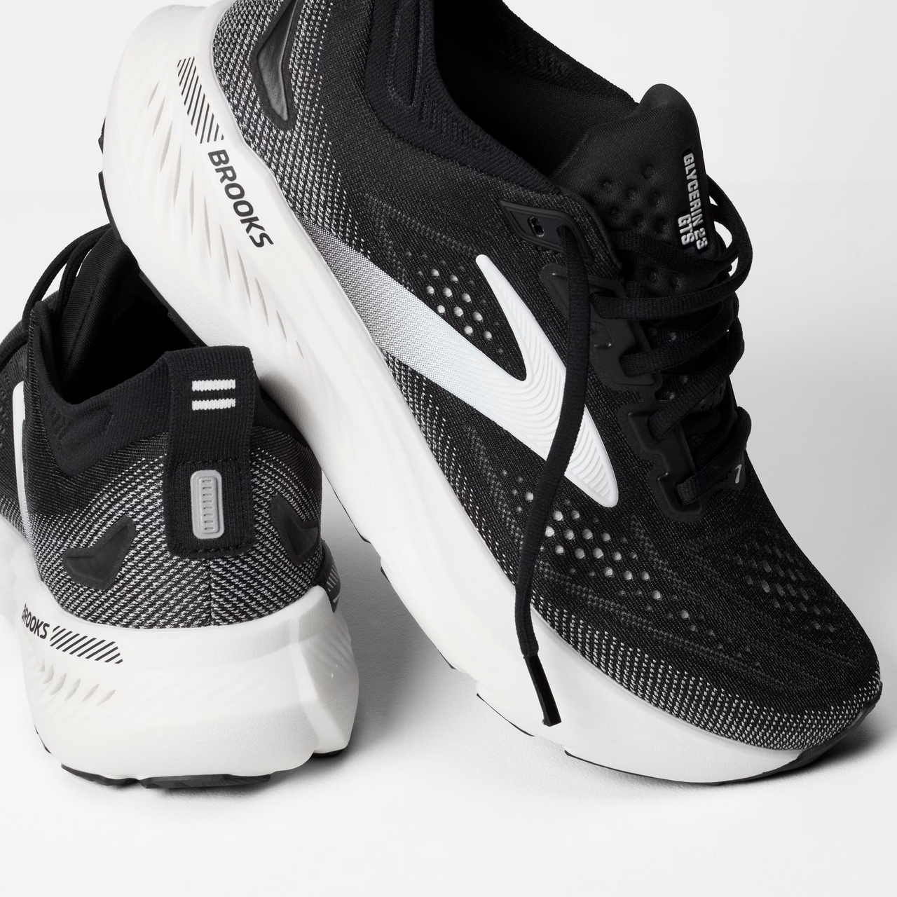 Brooks Glycerin GTS 23 Men’s Running Shoe - Black/Grey/White