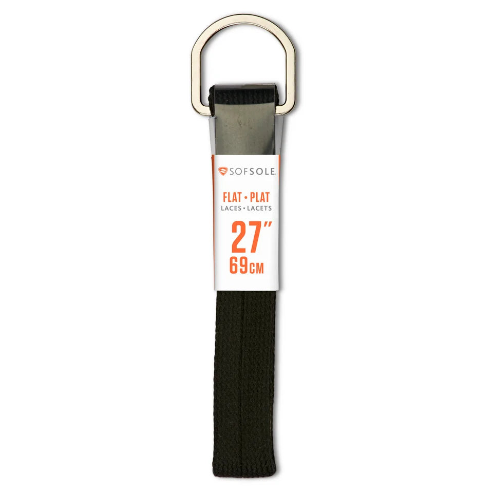 Sof Sole 27" Athletic Flat Laces - Black