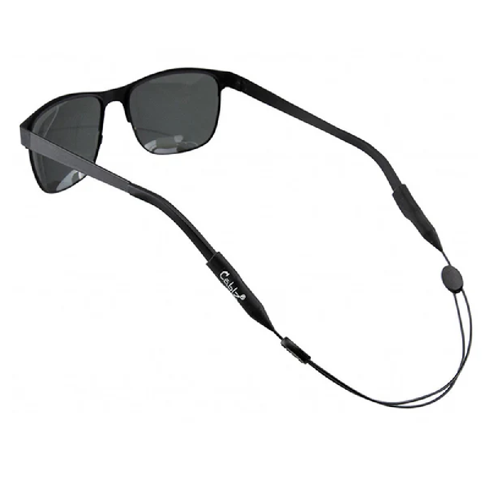Cablz Monoz XL Adjustable Eyewear Retainer - Black 14"