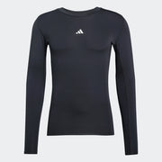 Adidas Techfit Long Sleeve Training T-Shirt - Black