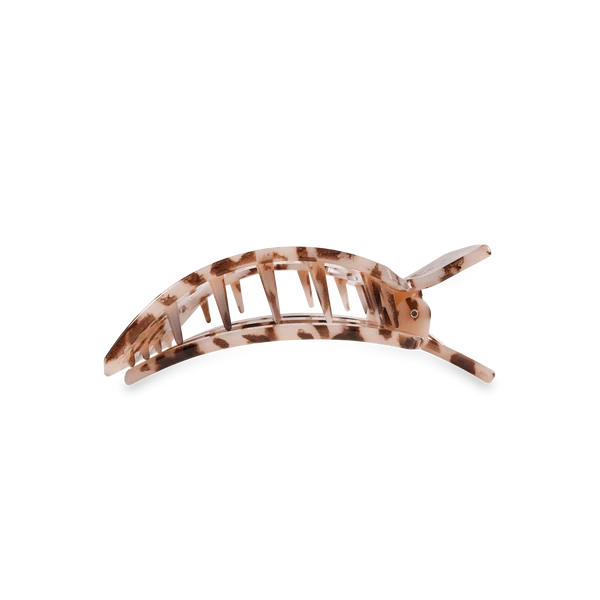 Teleties Blonde Tortoise Medium Flat Square Hair Clip