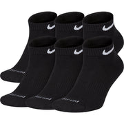 Nike Men's Everyday Plus Cushioned Training Ankle Socks-Black/White