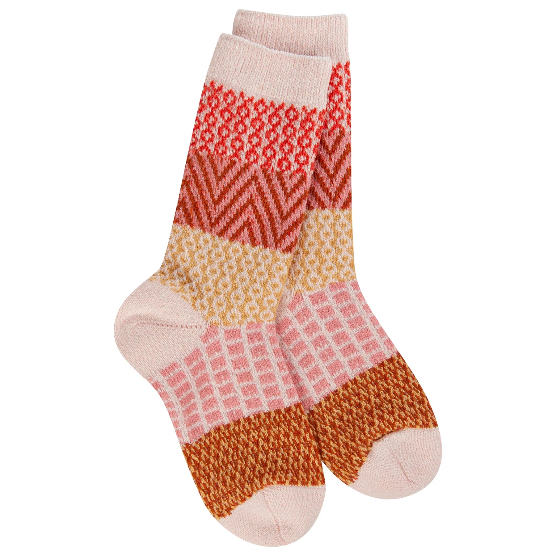 Mouse Creek Gallery Crew Socks - Brandy Size 10-13