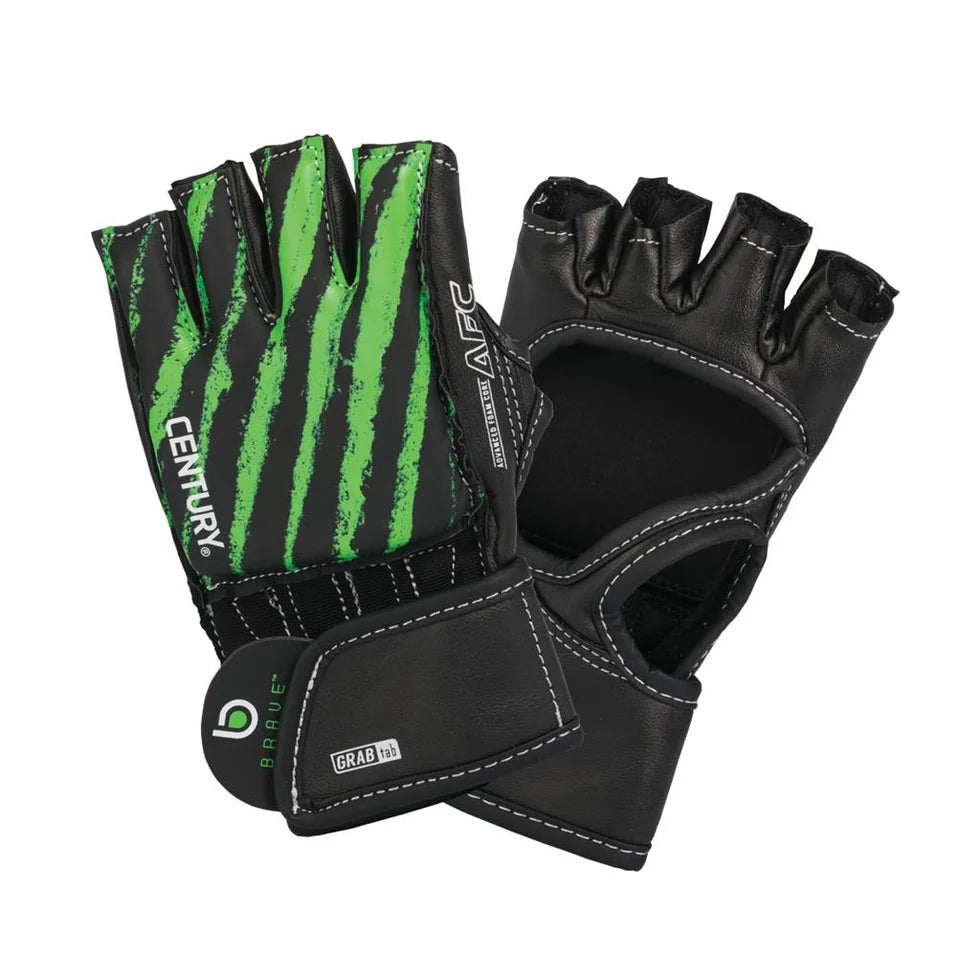 Century Brave Youth Open Palm Glove - Black/Green
