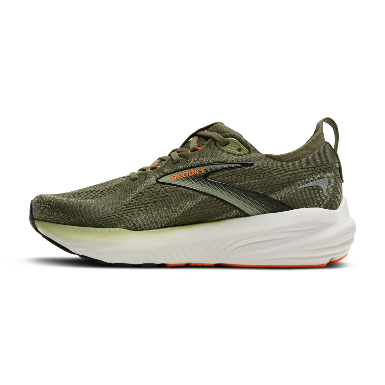 Brooks Men’s Glycerin 22 Running Shoes - Dusty Olive/Tea/Orange