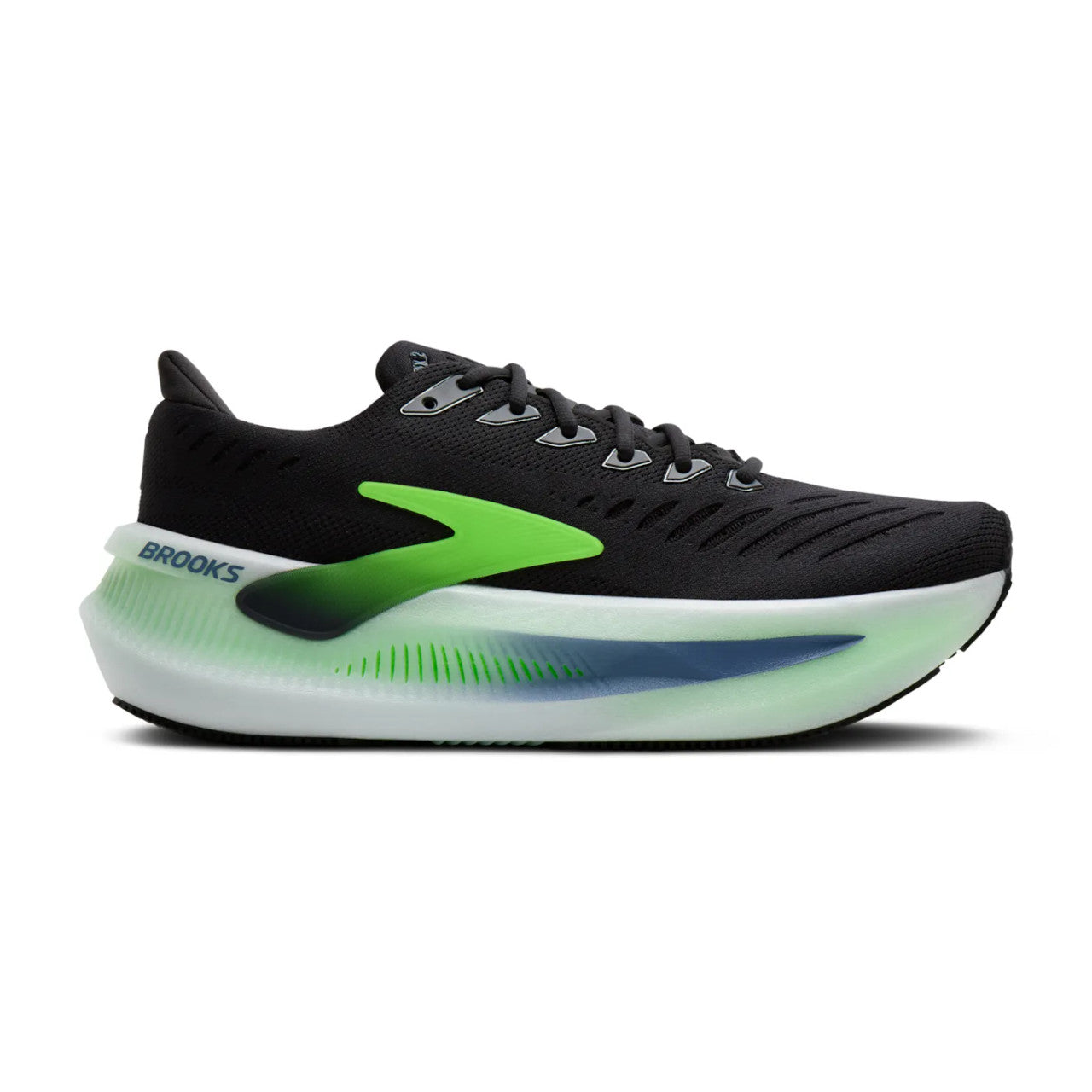 Brooks Men's Glycerin Max 2 Running Shoe - Phantom/White/Green Gecko
