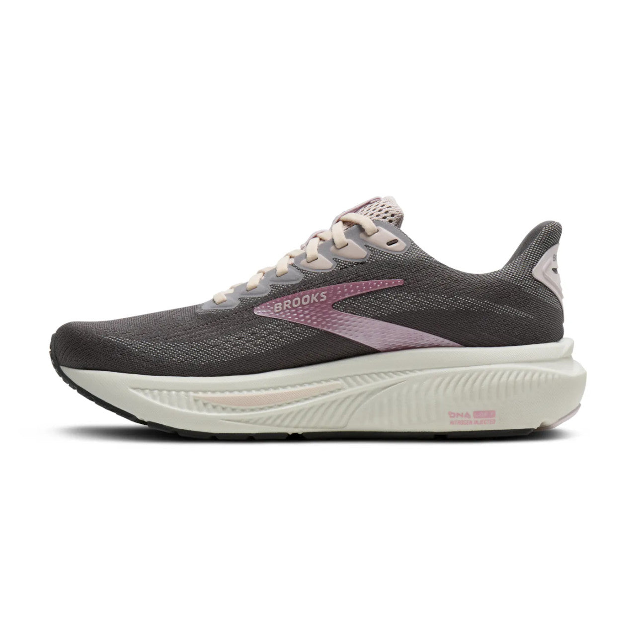 Brooks Women's Ghost 17 Running Shoes - Poppy Seed/Pink/Bluewash