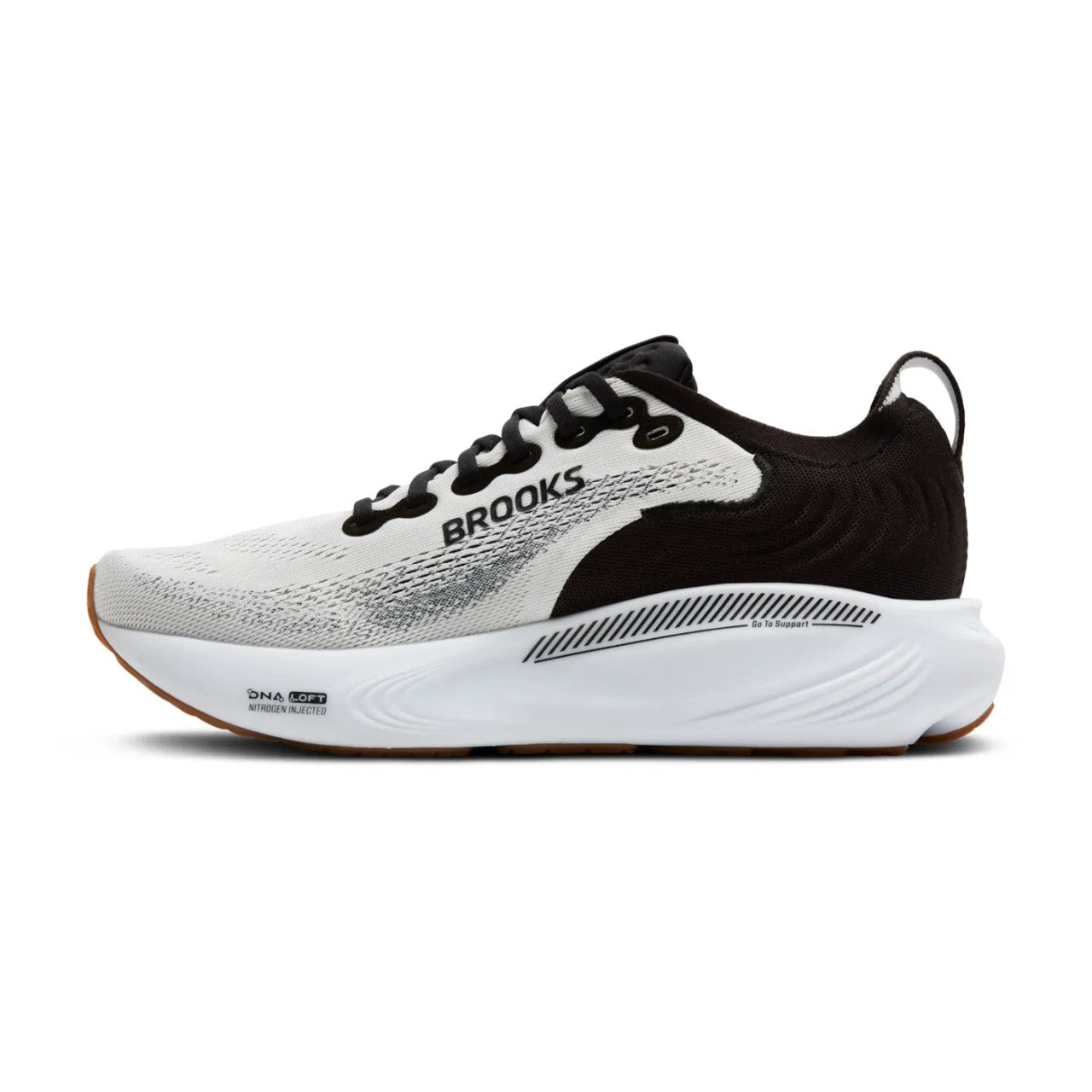 Brooks Women's Adrenaline GTS 25 Running Shoe - White/Black/White
