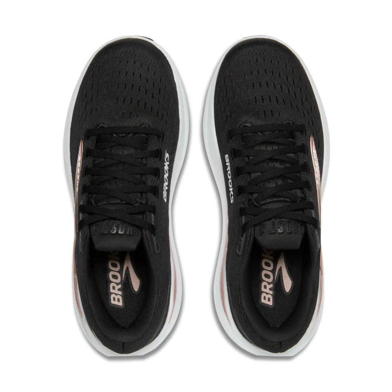 Brooks Women's Ghost Max 3 Running Shoes - Black/Black/Rose Gold