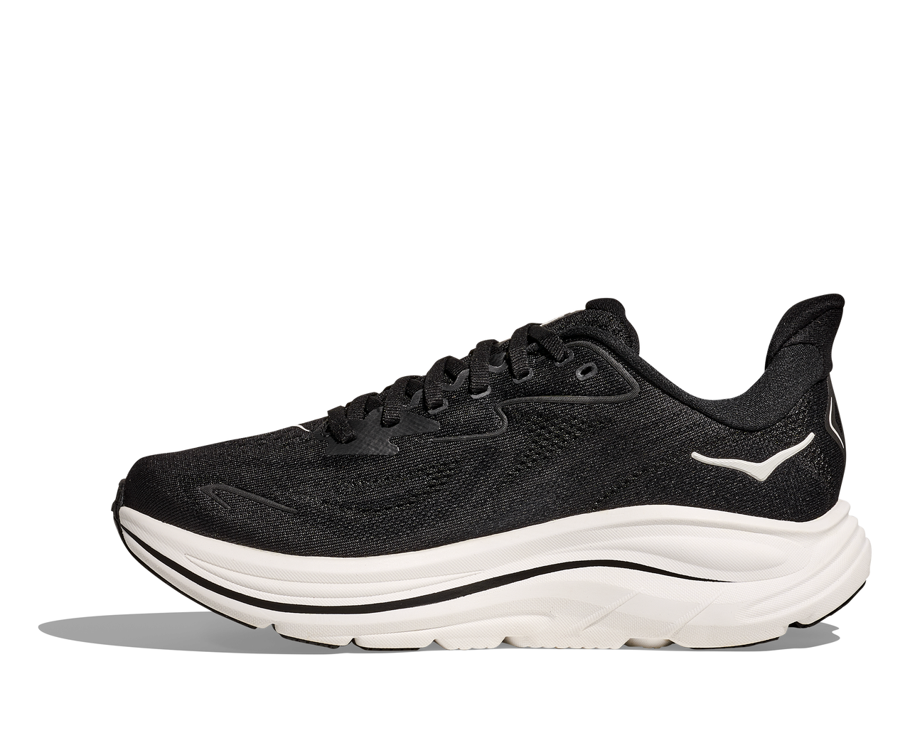 Hoka Men's Clifton 10 Running Shoe - Black/White