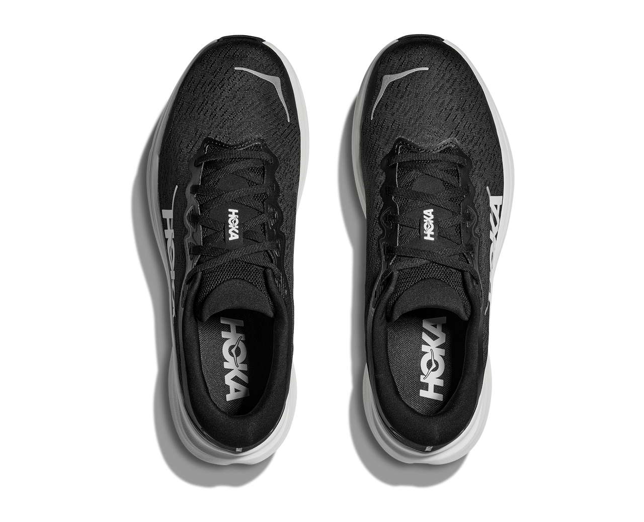 HOKA Solimar 2 Women’s Wide Neutral Everyday Trainer - Black/White