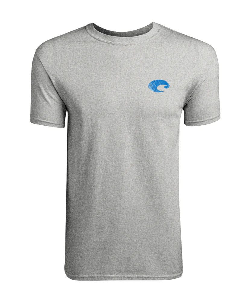Costa Men's Mossy Oak Coastal Tee - Heather Grey