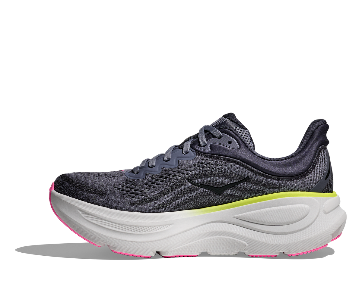 Hoka Women's Bondi 9 - Charcoal Grey/Grey Skies