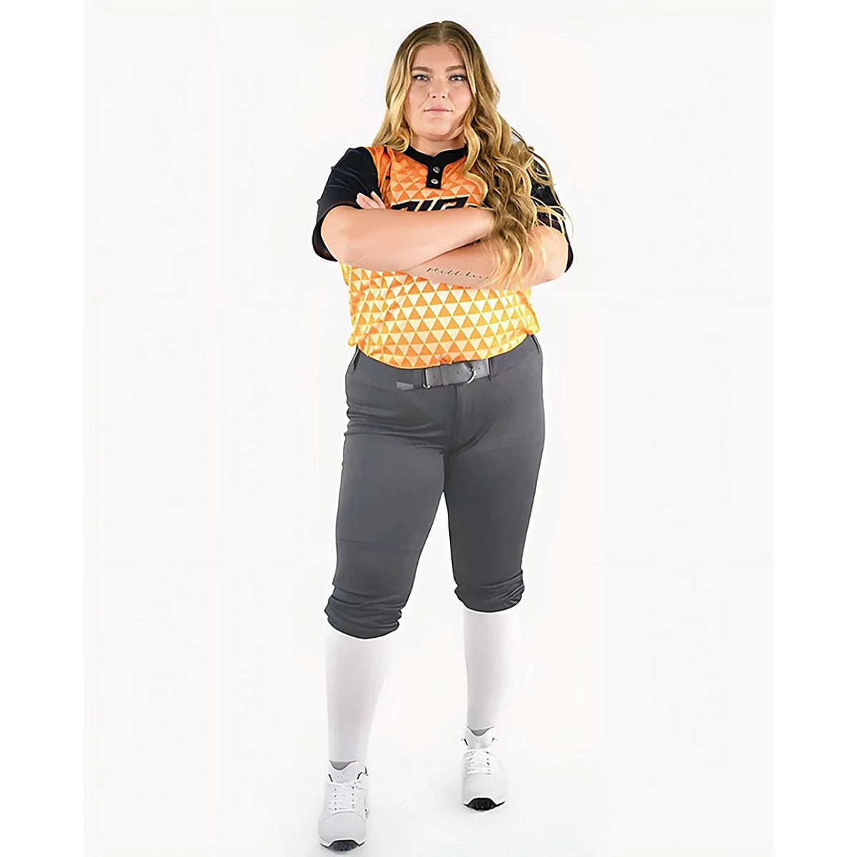 Rip-It Women's Revolution Softball Pants - Curvy - Charcoal