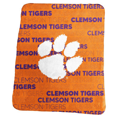 Logo Clemson Classic Throw