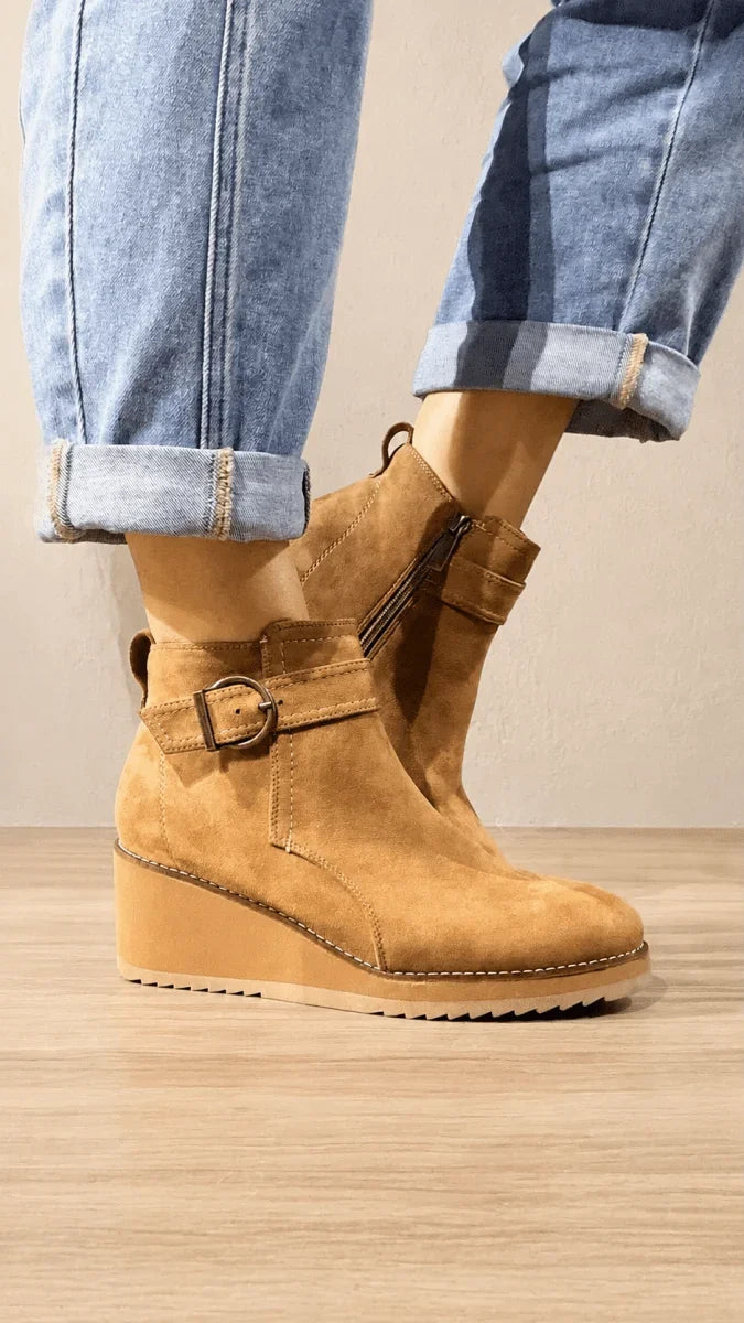 Corky's Intuition Boots - Camel Suede