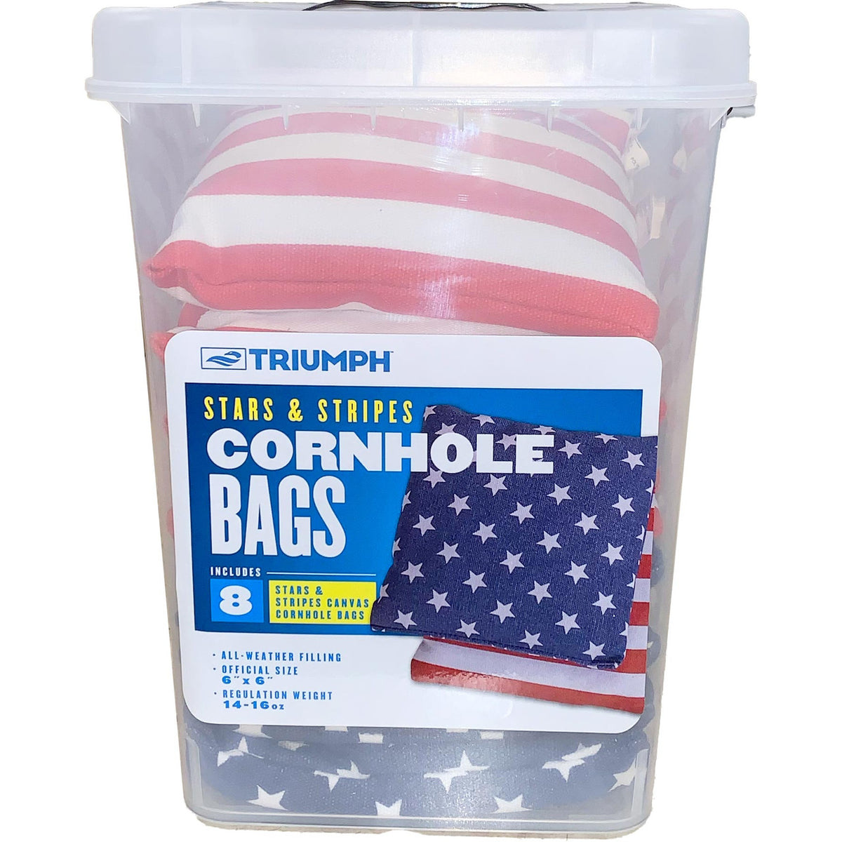 Triumph Sports Stars & Stripes Cornhole Bag Set