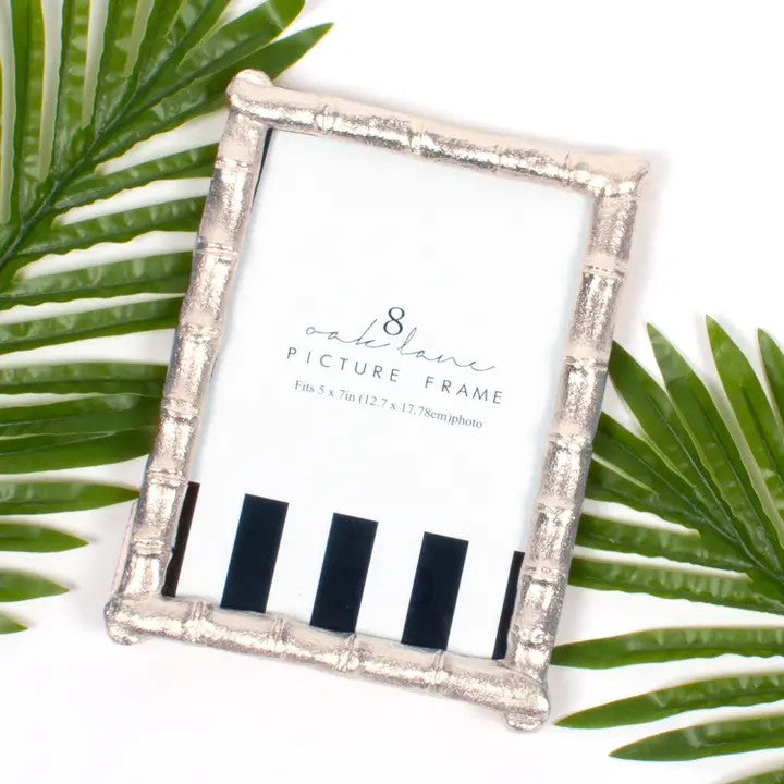 8 Oak Lane Silver Bamboo 5x7 Picture Frame