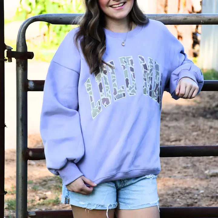 Lulu Mac Women's Crewneck Sweatshirt - Lavender