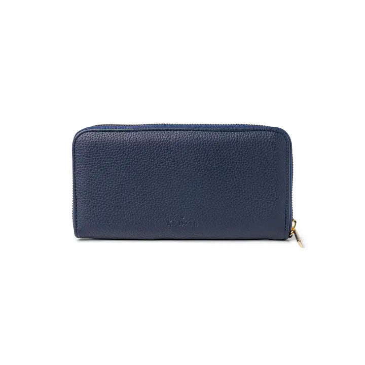 Kedzie Navy Eclipse Zip Around Clutch